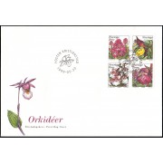 Suecia Sweden SPD FDC 2096/99 1999 Flora Orquideas Sobre primer día