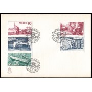 Suecia Sweden SPD FDC 895/99 1975 Vigilar, guardar, ayudar Sobre primer día