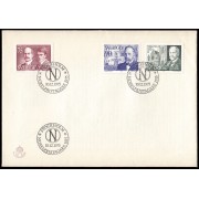 Suecia Sweden SPD FDC 911/13 1975 Galardonados con el premio Nobel 1915 Sobre primer día