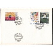 Suecia Sweden SPD FDC 1016/18 1978 Centenario del nacimiento de los artistas Carl Kylberg, Karl Isakson, Ivar Arosenius Sobre primer día