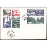 Suecia Sweden SPD FDC 1047/52 1979 Turismo Canal Gota Sobre primer día