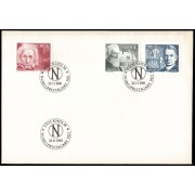 Suecia Sweden SPD FDC 1155/57 1981 Galardonados con el premio Nobel 1921 Sobre primer día