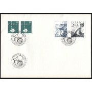 Suecia Sweden SPD FDC 1228a/30 1983 Gran Caracol Ramshorn, Paisajes Gran Karlsö, Fauna Zorro ártico Sobre primer día