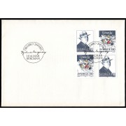 Suecia Sweden SPD FDC 1231/32 1983 Centenario del nacimiento de Hjalmar Bergman  Sobre primer día