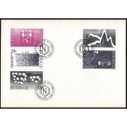 Suecia Sweden SPD FDC 1244/48 1983 Suecos premiados con el Premio Nobel de química Sobre primer día