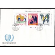 Suecia Sweden  SPD FDC HB13 1985 Año internacional de la juventud Sobre primer día