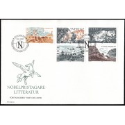 Suecia Sweden SPD FDC 1346/50 1985 Galardonados con el premio Nobel de literatura Sobre primer día