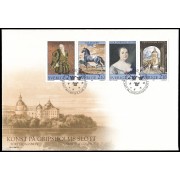 Suecia Sweden SPD FDC 1428/31 1987 450 aniv. del Castillo de Gripsholm Sobre primer día