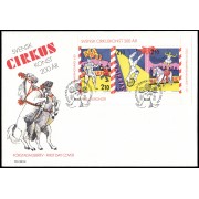 Suecia Sweden  SPD FDC HB15 1987 200 aniv. del circo en Suecia Sobre primer día