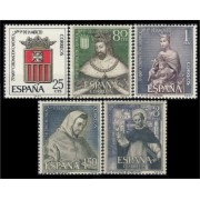 España Spain 1521/25 1963 LXXV Anv. de la coronación de Nuestra Señora de la Merced MNH
