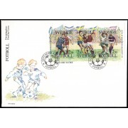 Suecia Sweden  SPD FDC HB16 1988 Fútbol en Suecia Sobre primer día