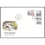 Suecia Sweden SPD FDC 1548a/50 1989 Parques nacionales Sobre primer día