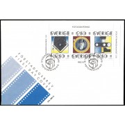 Suecia Sweden  SPD FDC HB18 1990 150 aniv. de la fotografía Sobre primer día