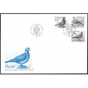 Suecia Sweden SPD FDC 2394/96 2004 Fauna Pájaros Palomas Sobre primer día