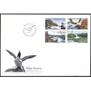 Suecia Sweden SPD FDC 2437/40 2005 Paisajes de la Alta costa de Norland Sobre primer día