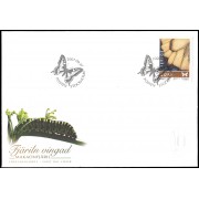 Suecia Sweden SPD FDC 2590 2007 Fauna Mariposa Sobre primer día