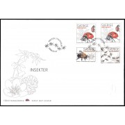 Suecia Sweden SPD FDC 2606/08 2008 Fauna Insectos Sobre primer día