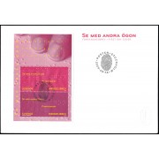 Suecia Sweden SPD FDC HB48 2009 Personalidades Louis Braille inventor del sistema de escritura de puntos en relieve Sobre primer día