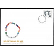 Suecia Sweden SPD FDC 2695 2009 Reina Silvia  Sobre primer día