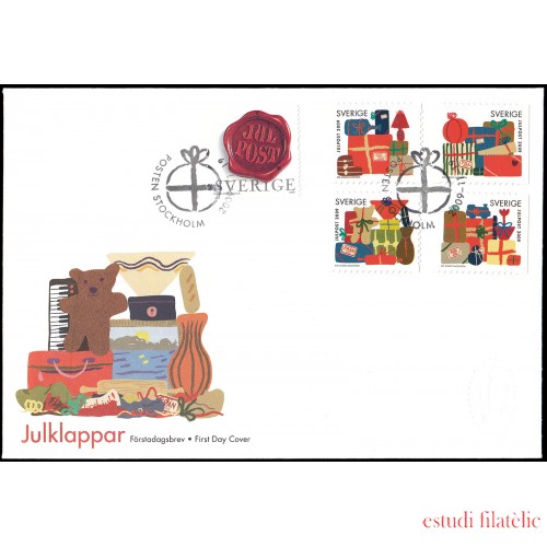 Suecia Sweden SPD FDC 2707/11 2009 Navidad Sobre primer día