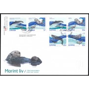 Suecia Sweden SPD FDC 2741/44 2010 Fauna Mamíferos marinos Sobre primer día