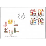 Suecia Sweden SPD FDC 2764/67 2010 Navidad Sobre primer día