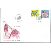 Suecia Sweden SPD FDC 2783/84 2011 Fósiles Sobre primer día