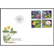 Suecia Sweden SPD FDC 2806/09 2011 Flora Nenúfares Sobre primer día