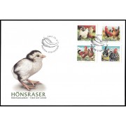 Suecia Sweden SPD FDC 2859/62 2012 Pollos de pascua Sobre primer día