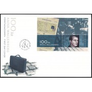 Suecia Sweden  SPD FDC HB63 2012 Centenario del nacimiento de Raoul Wallenberg, diplomático sueco Sobre primer día