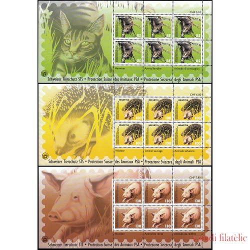 Suiza Switzerland 1812/14 2004 Ptrotección suiza de animales P.S.A. minihojita MNH