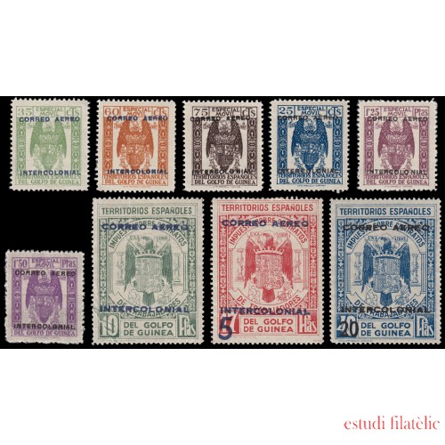 Guinea Española 259M/W 1939-1941 Escudo Shield MNH