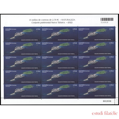 España Spain Minipliego 99f 2022 Naturaleza Nueva Tabarca