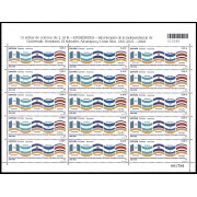 España Spain Minipliego 99o 2022 Bicentenario Independencia Guatemala, Honduras, El Salvador, Nicaragua y Costa Rica