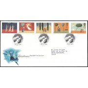 Gran Bretaña 1920/24 1996 SPD FDC Navidad Bethlehem Sobre primer día