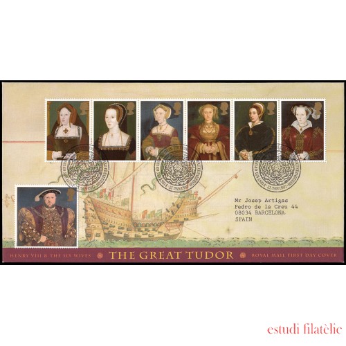 Gran Bretaña 1935/41 1997 SPD FDC El gran Tudor Philatelic Bureau Sobre primer día