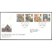 Gran Bretaña 1942/45 1997 SPD FDC Aniversarios religiosos Asle of Iona Sobre primer día