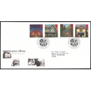 Gran Bretaña  1988/91 1997 SPD FDC Suboficinas de correos Wakefield Sobre primer día