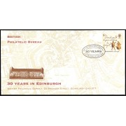 Gran Bretaña 1850 1996 Bicentenario de la muerte de Robert Burns, poeta escocés Sobre con matasello conmemorativo Philatelic Bureau