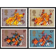 Gran Bretaña 729/32 1974 Caballero medieval MNH