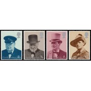 Gran Bretaña 735/38 1974 Centenario del nacimiento de Winston Churchill MNH