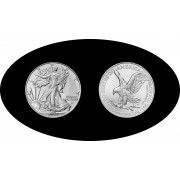 Estados Unidos United States 1 OZ onza 2020 American Silver Eagle 1$  Plata Ag