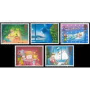 Gran Bretaña 1288/92 1987 Navidad MNH