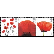 Gran Bretaña 3079 2008 Flores 90 aniversario del final de la primera guerra mundial MNH