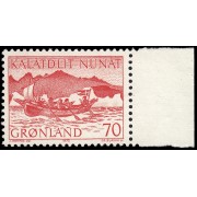 Groenlandia 67 1972 Transporte postal Barco MNH