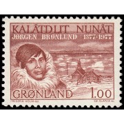 Groenlandia 92 1977 Centenario del nacimiento de Jørgen Brønlund MNH