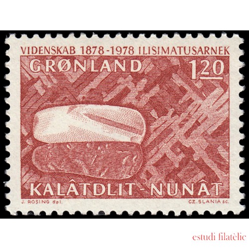 Groenlandia 93 1978 Investigación científica MNH