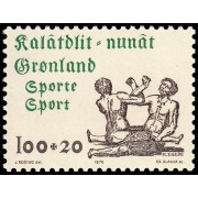 Groenlandia 85 1976 Deportes en beneficio de la Unión Atlética de Groenlandia MNH