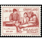 Groenlandia 104 1979 Centenario del nacimiento del explorador Knud Rasmussen MNH