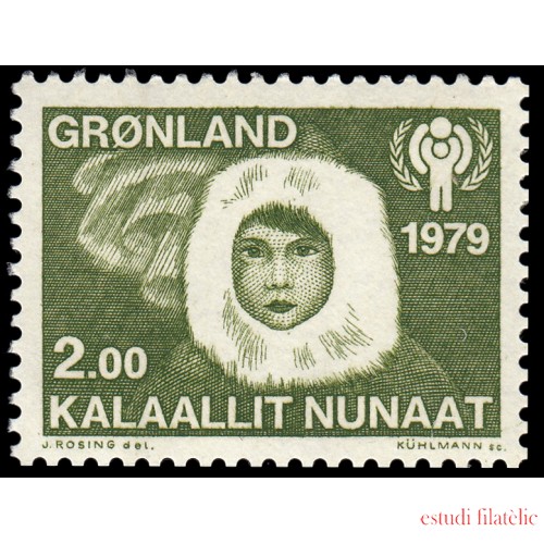 Groenlandia 106 1979 Año Internacional del Niño MNH